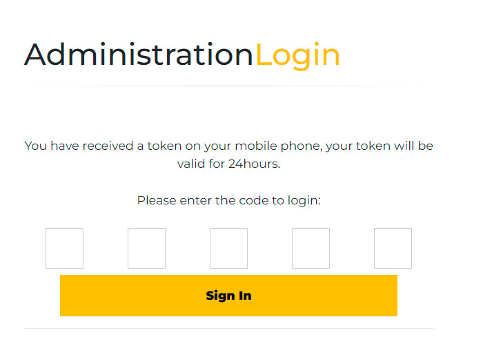 sms 2 form factor login